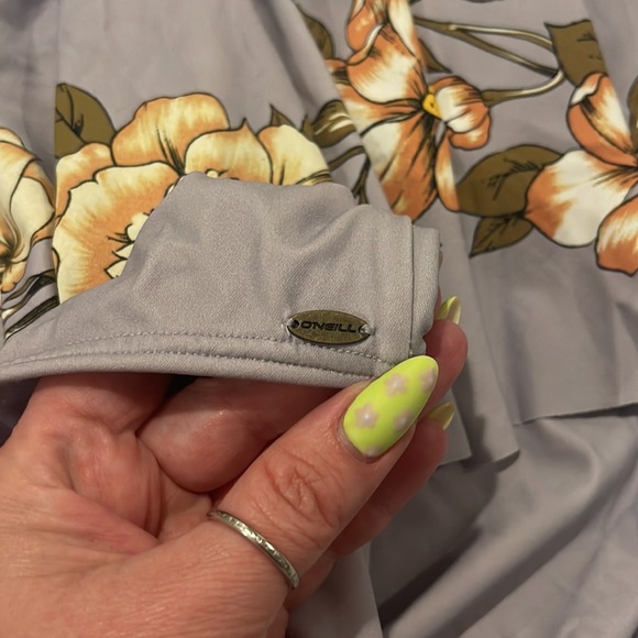 Aloha floral ruffle one piece M-L - Picture 3 of 6